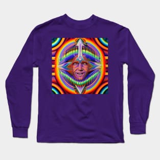 Happy Trails - Trippy Psychedelic Art Long Sleeve T-Shirt